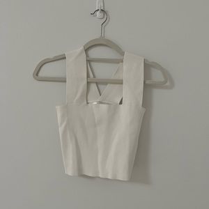 LF Seek The Label White bandage top size S